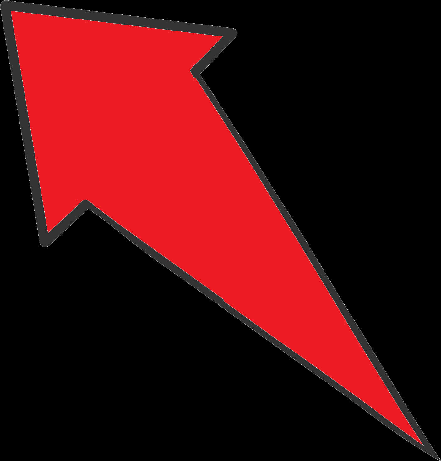 Red Arrow Graphic Icon