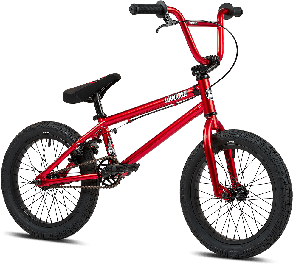 Red B M X Bike Profile