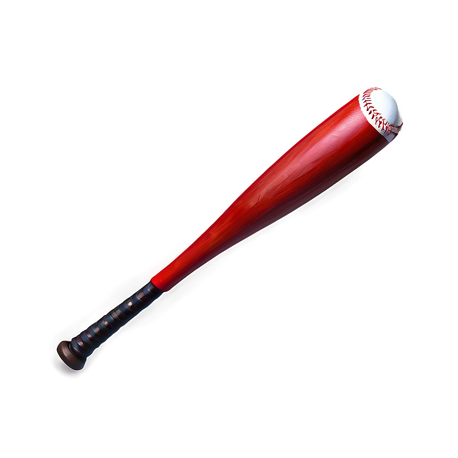 Red Baseball Bat Png Snm