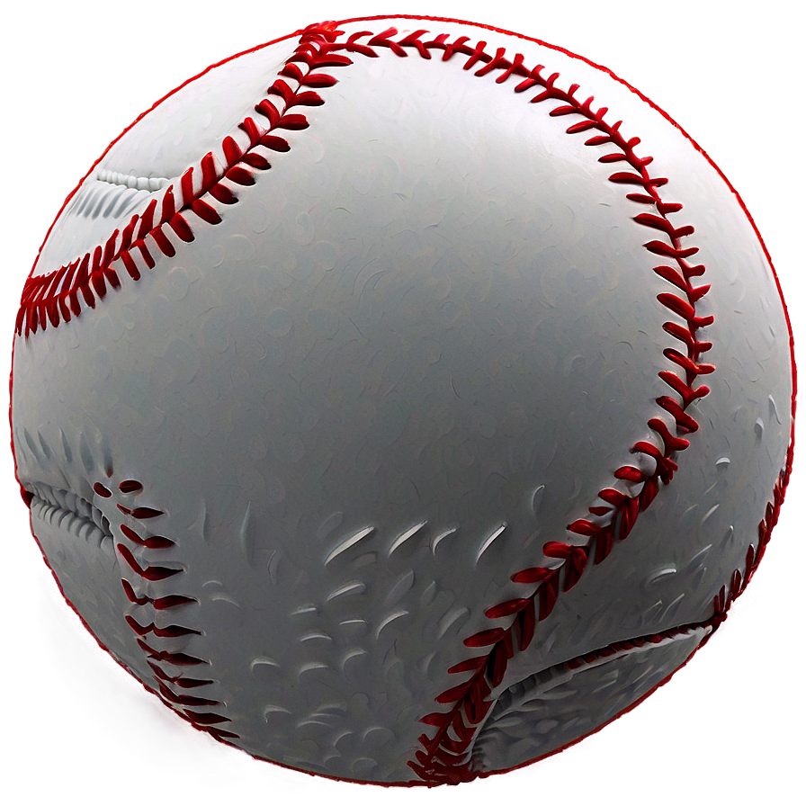 Red Baseball Seam Illustration Png Pcc50