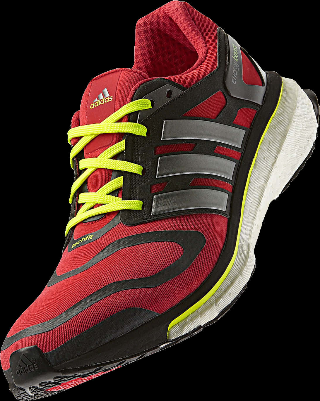 Red Black Adidas Running Shoe