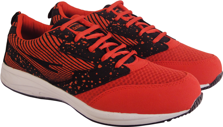 Red Black Sports Shoes