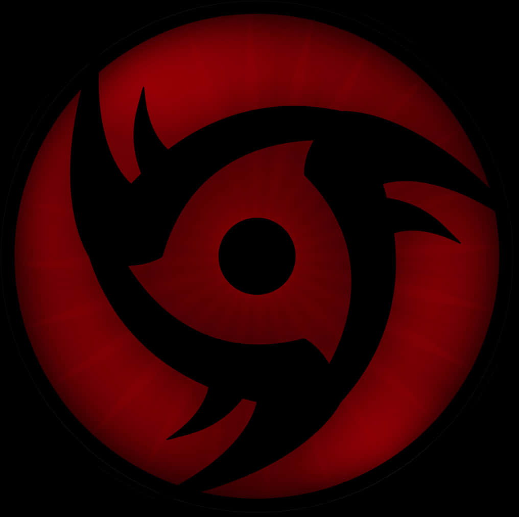 Red Black Tribal Dragon Eye