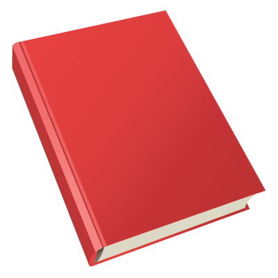 Red Blank Book Cover