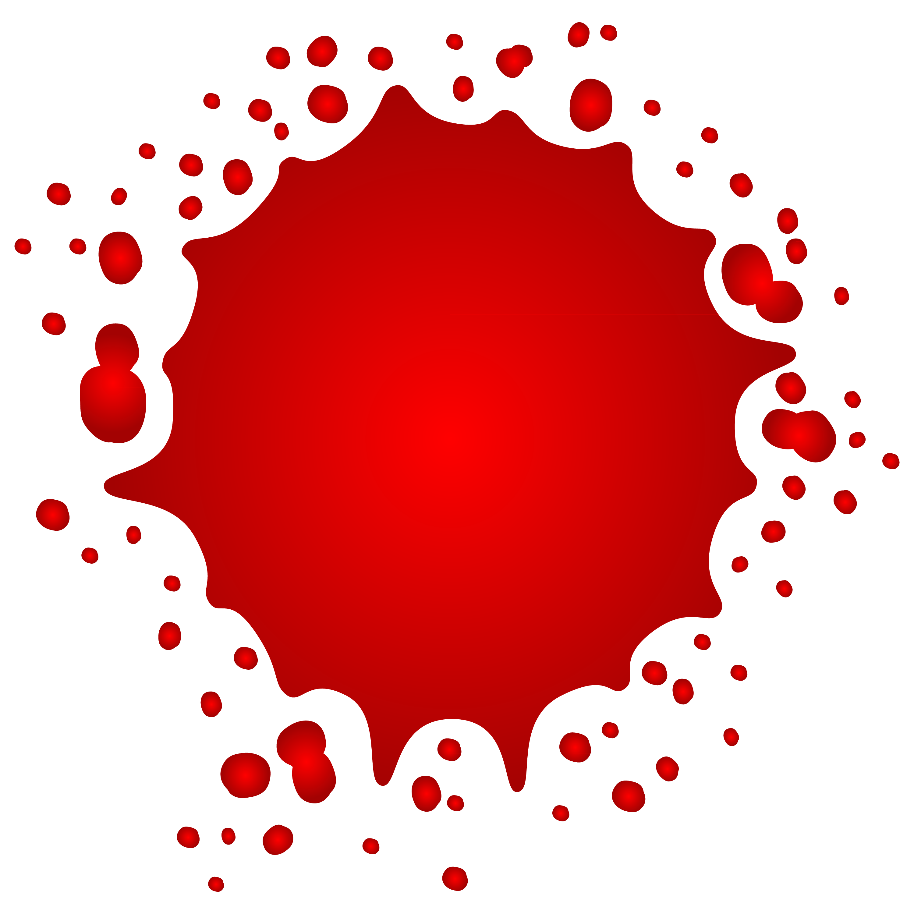 Red Blood Splat Graphic