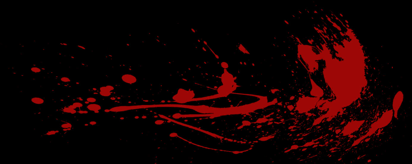 Red Blood Splatter Background