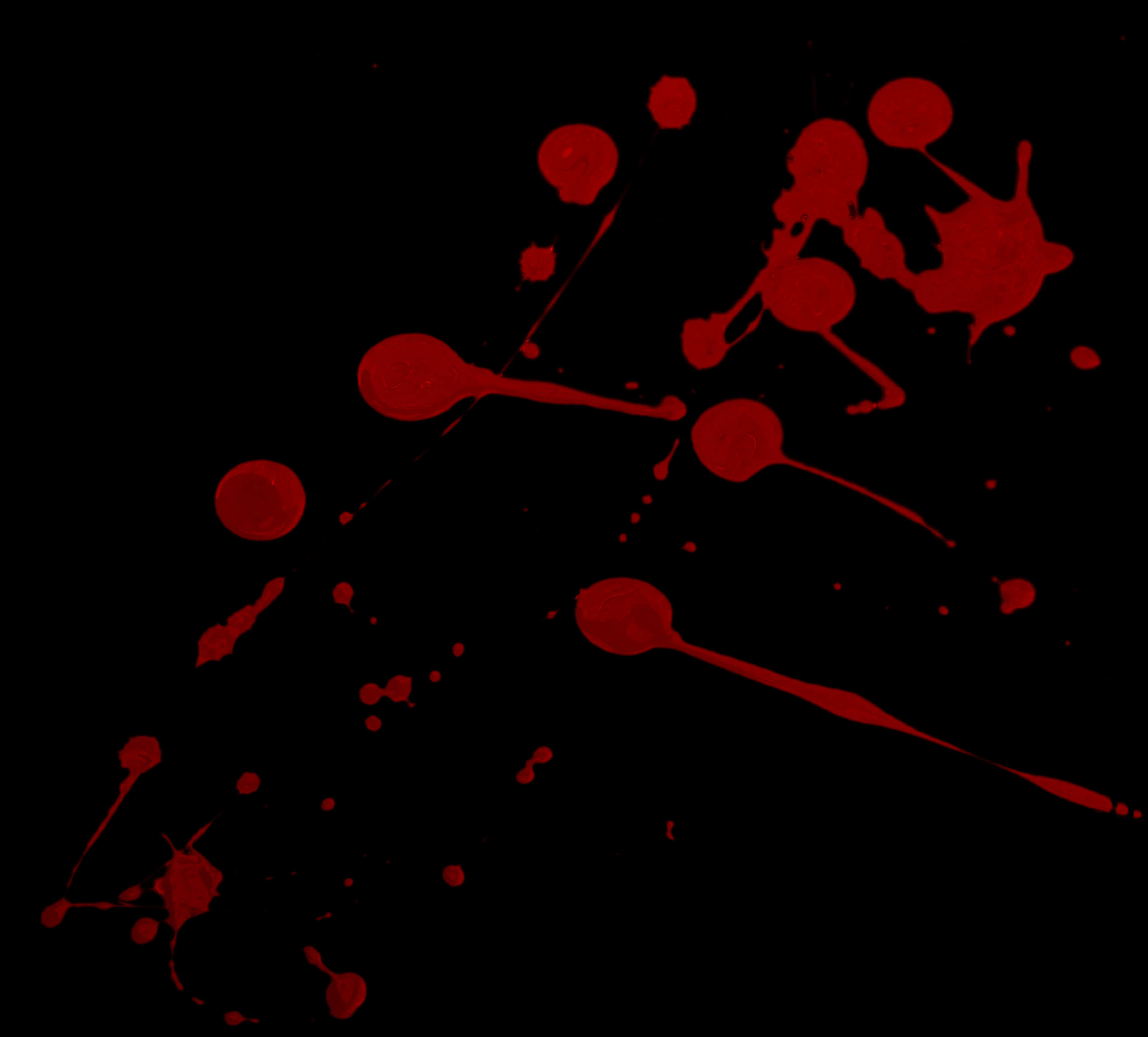 Red Blood Splatter Dark Background