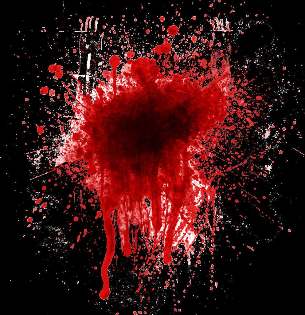 Red_ Blood_ Splatter_on_ Black_ Background