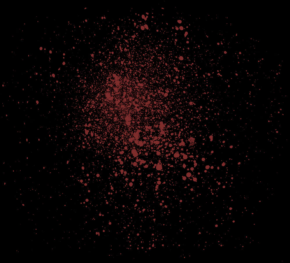 Red Blood Splatter Pattern Dark Background
