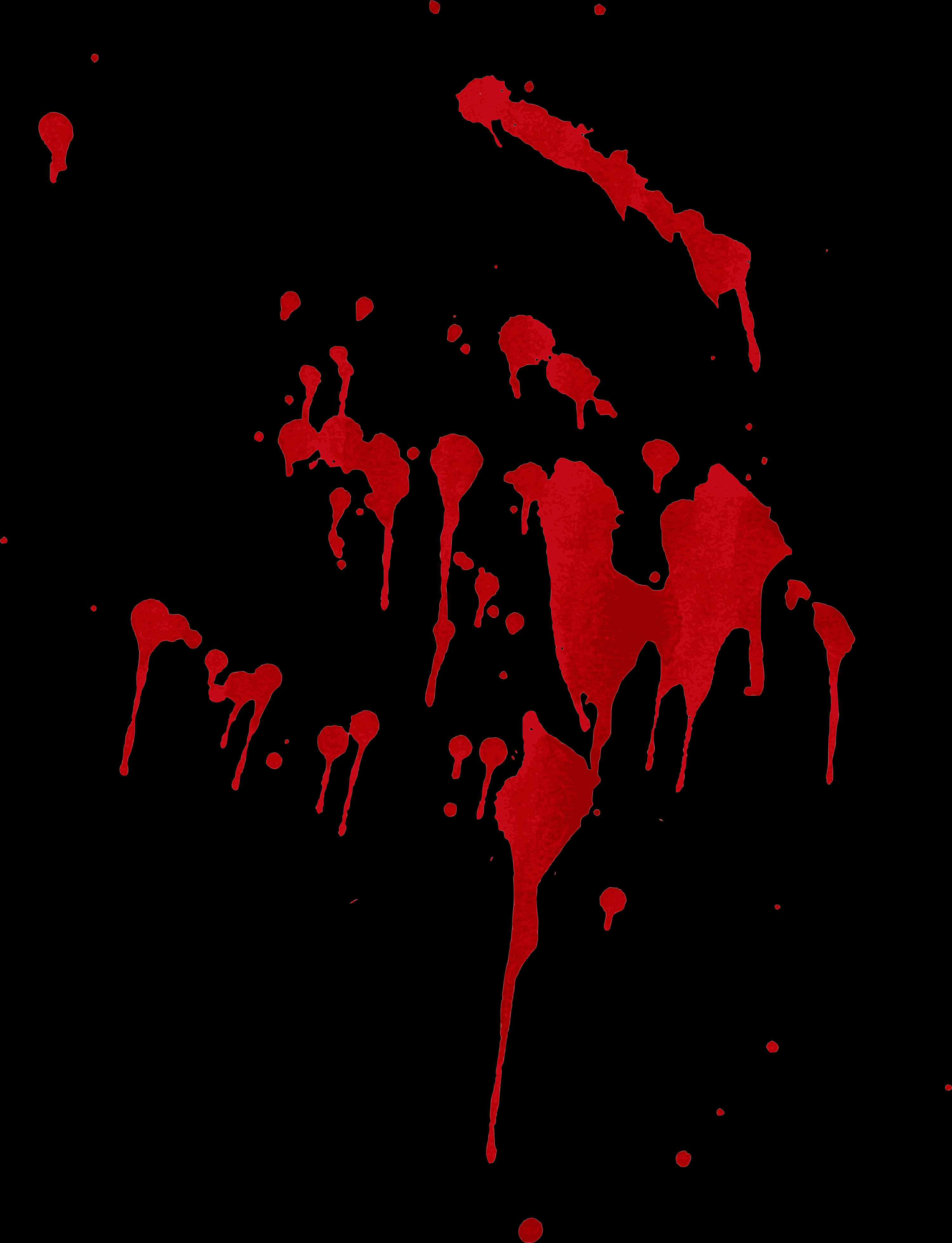 Red Blood Splatter Pattern