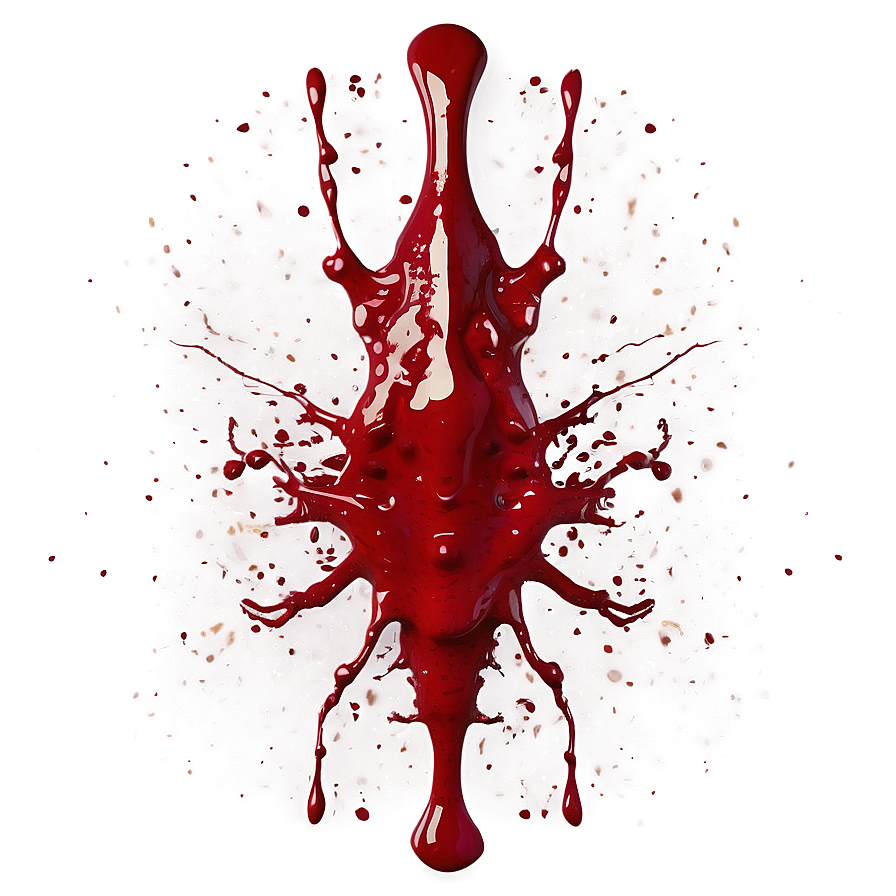 Red Blood Splatter Png Muj10