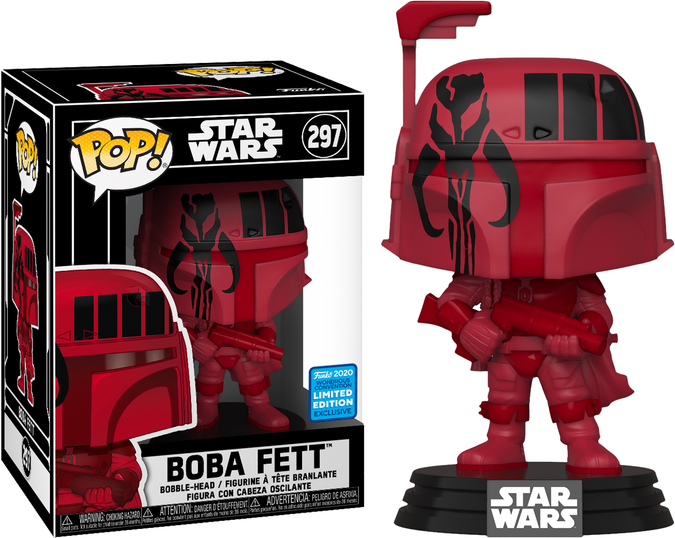 Red Boba Fett Funko Pop Exclusive