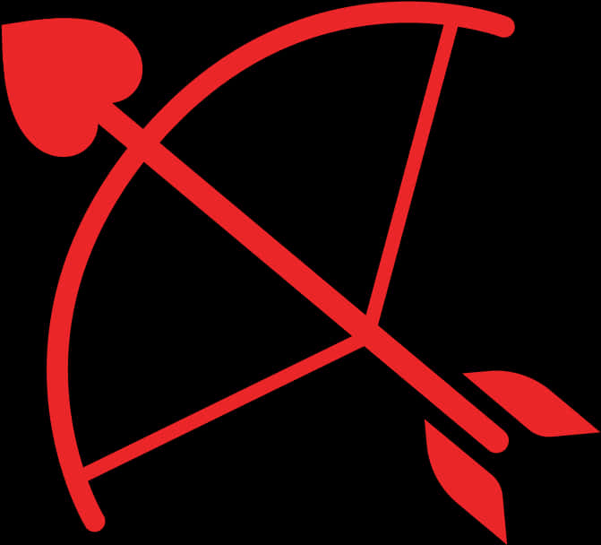 Red Bowand Arrow Icon