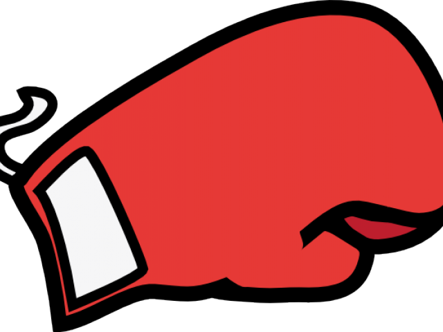 Red Boxing Glove Cartoon