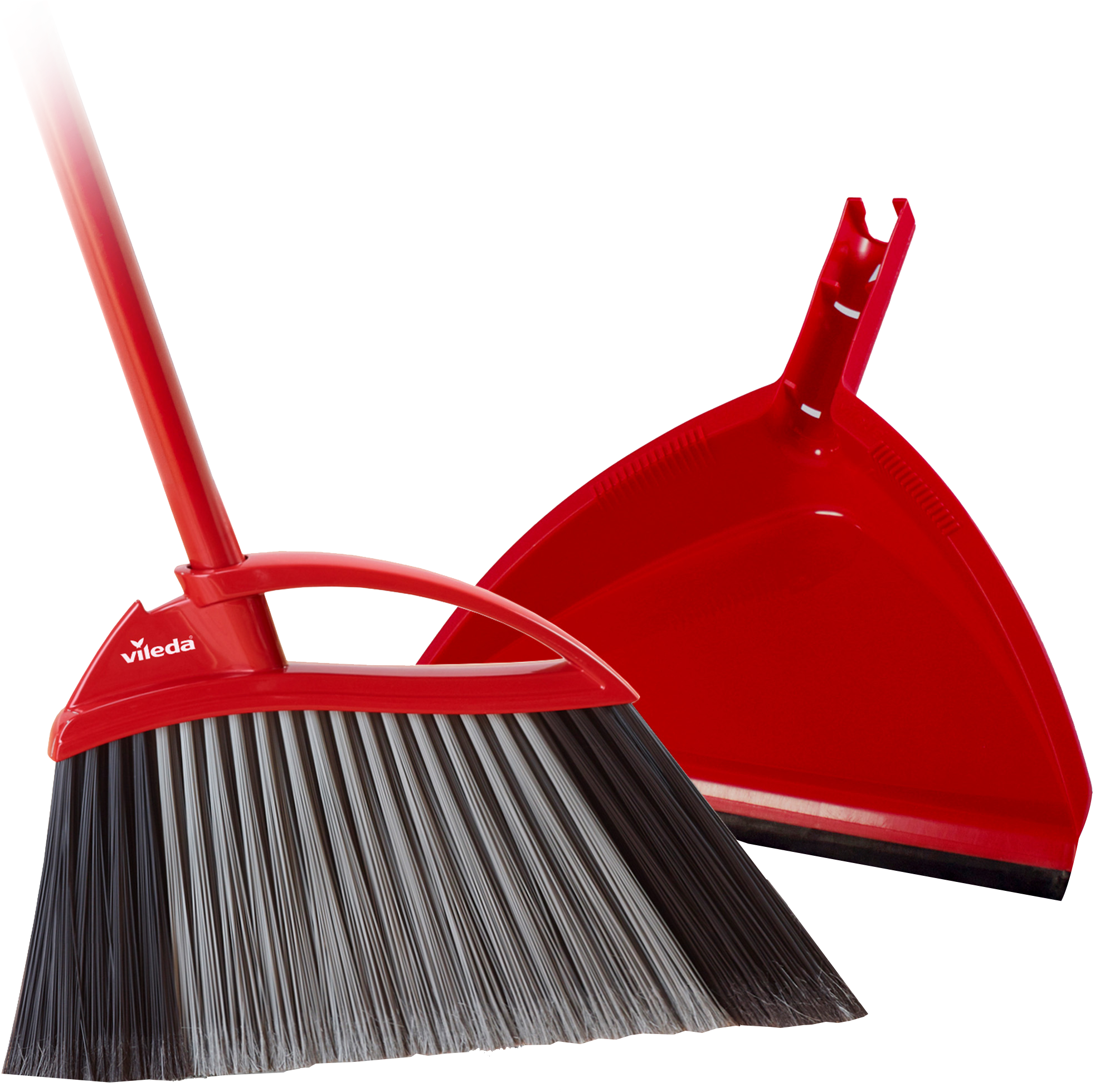 Red Broomand Dustpan Set