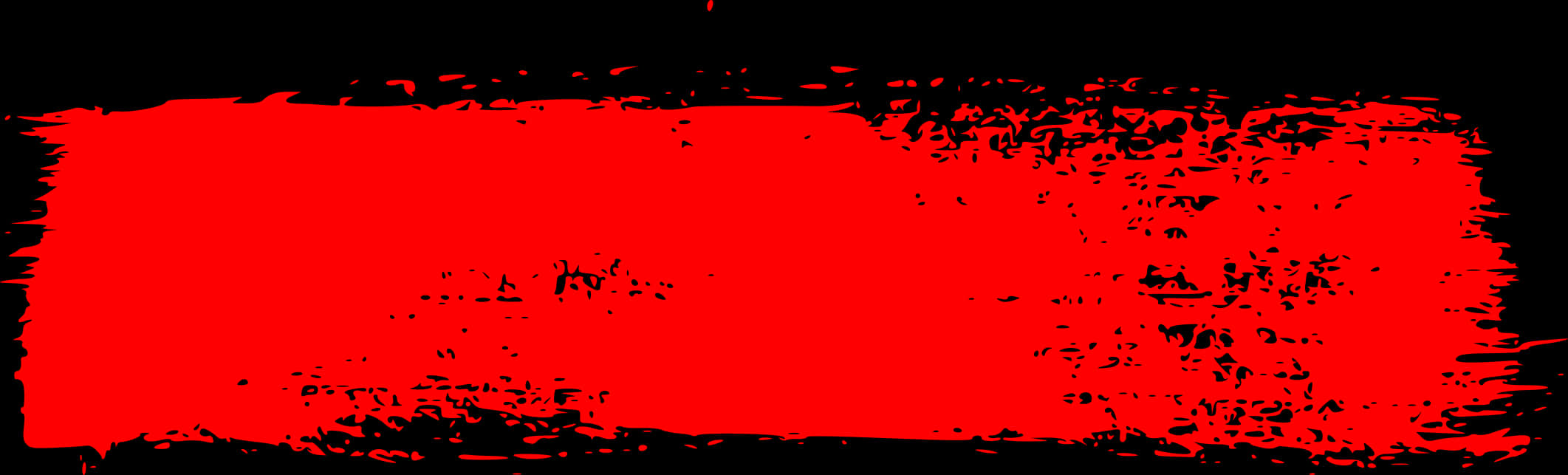 Red Brush Stroke Banner