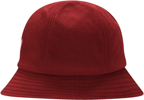 Red Bucket Hat Isolated