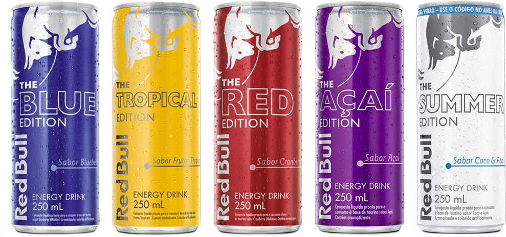 Red Bull Editions Flavor Lineup