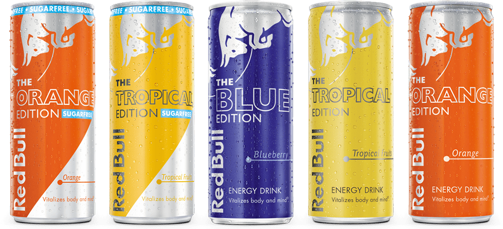 Red Bull Energy Drink Flavors Lineup