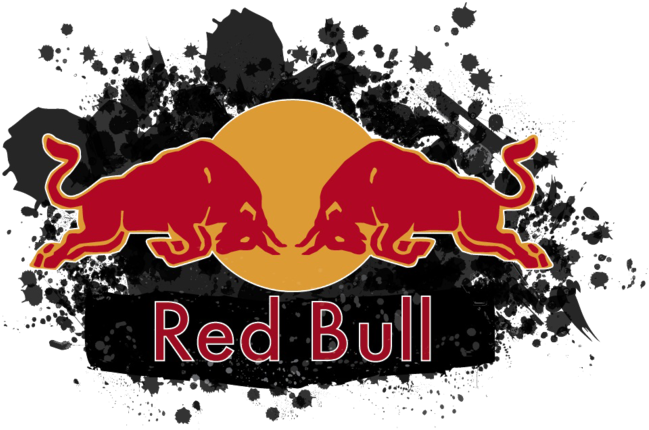 Red Bull Logo Splash