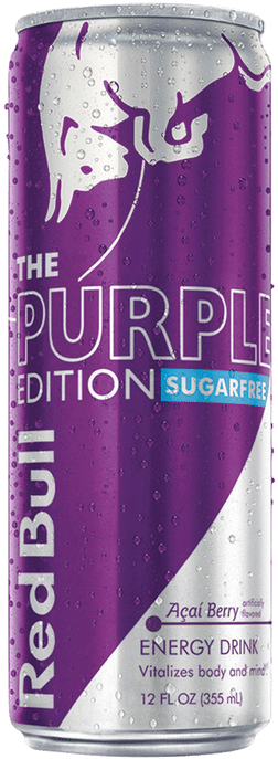 Red Bull Purple Edition Sugarfree Can