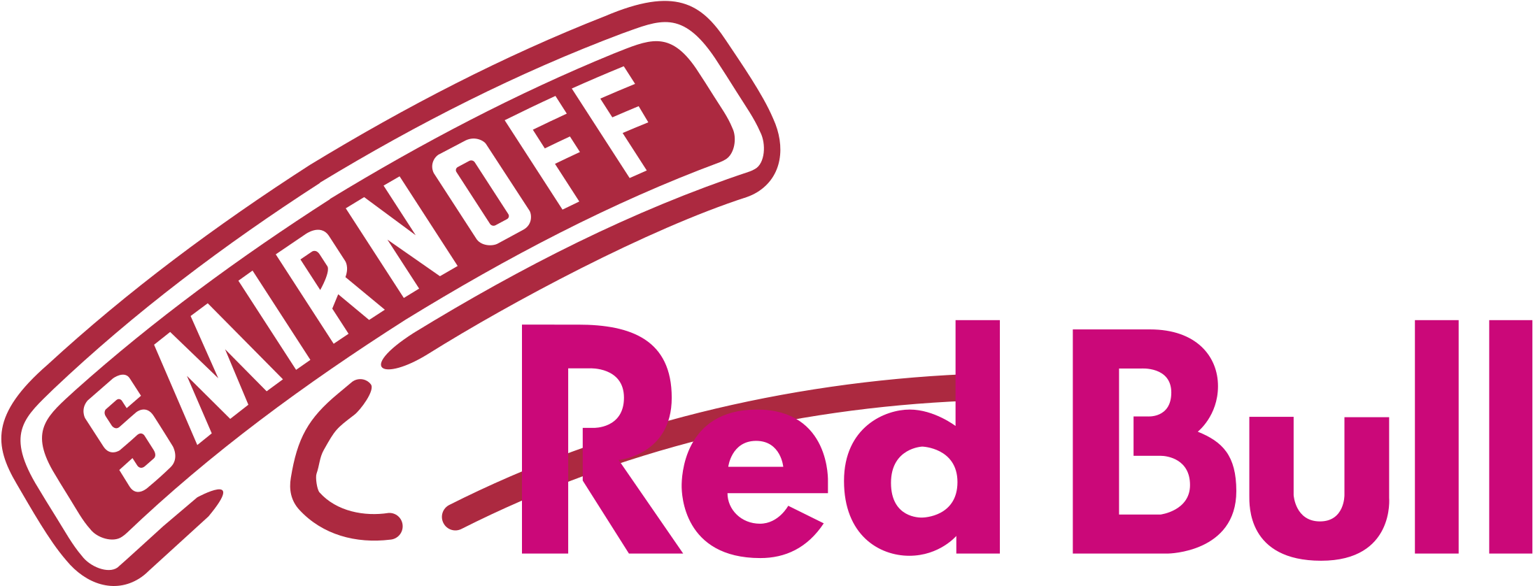 Red Bull Smirnoff Logo Combination
