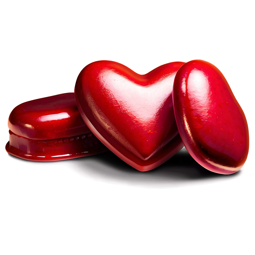 Red Candy Heart Png 06122024