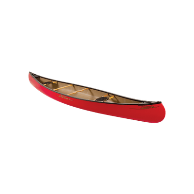 Red Canoe Isolatedon Gray Background