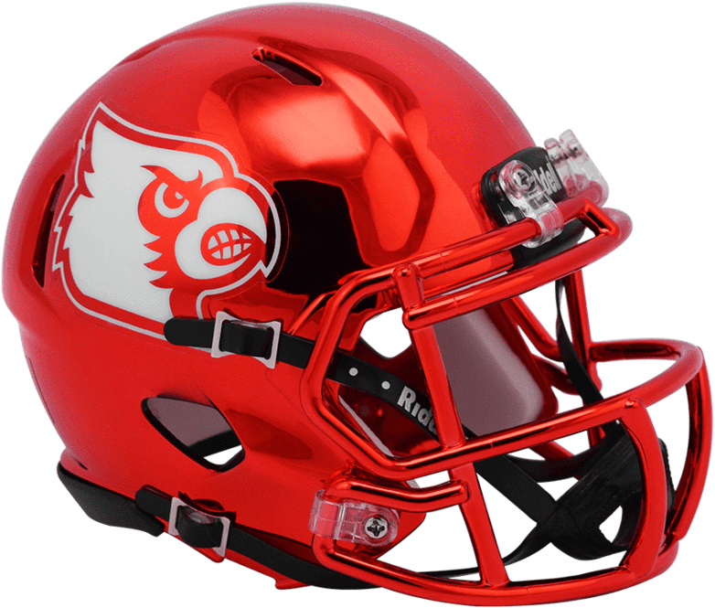 Red Cardinal Football Helmet