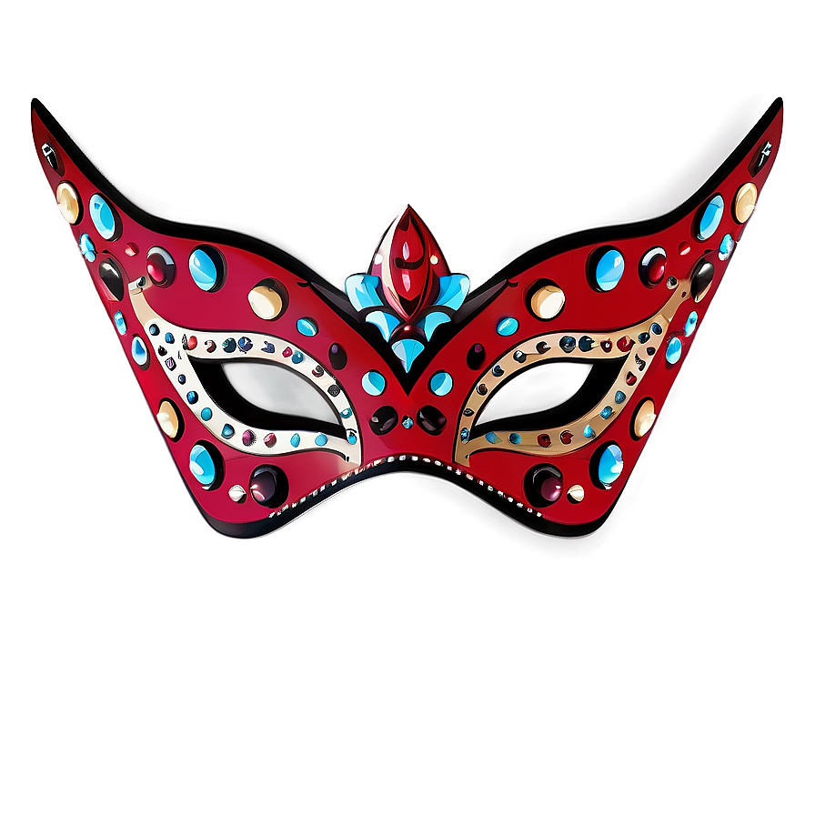 Red Carnival Mask Png Ifc