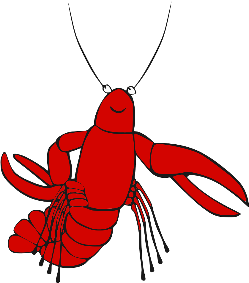 Red Cartoon Lobster