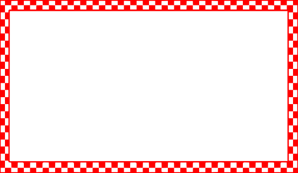 Red Checkered Frame Background