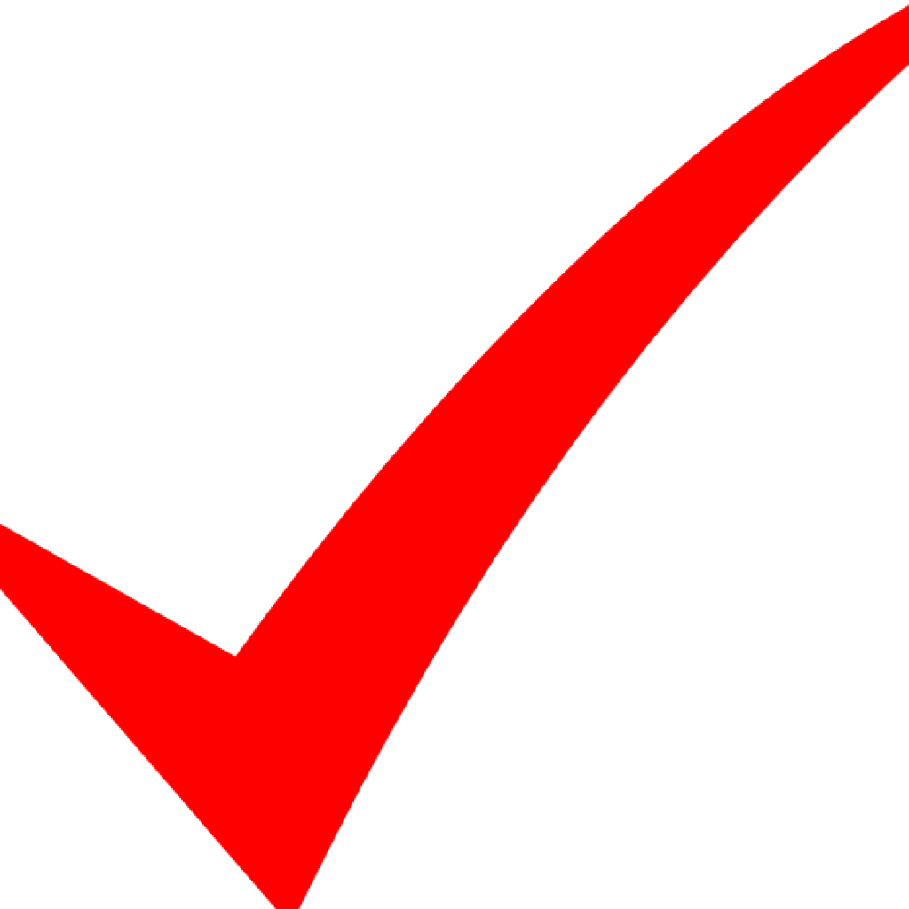 Red Checkmark Symbol