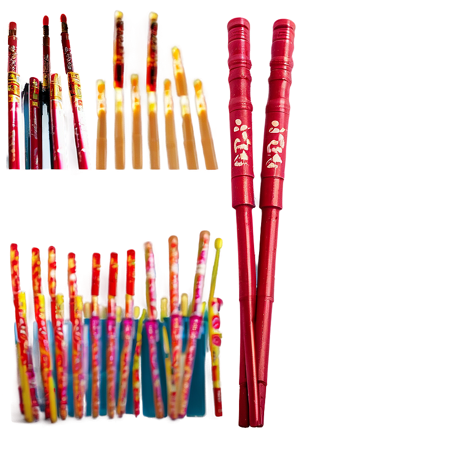 Red Chopsticks Png Fee83