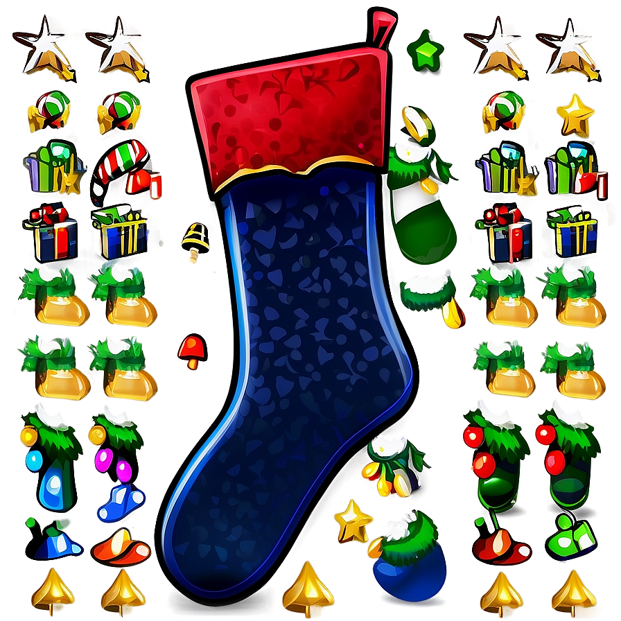 Red Christmas Stocking Png Ldq