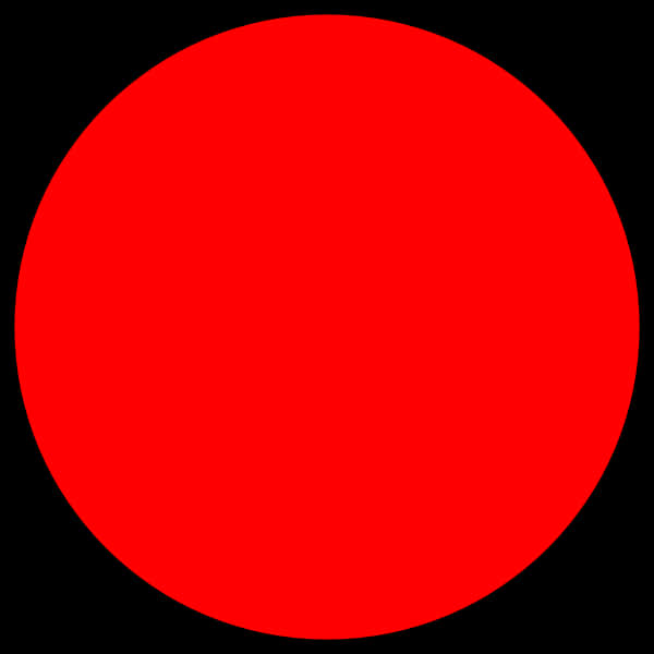 Red Circle Black Background