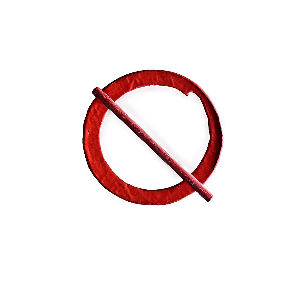 Red Circle For Forbidden Sign Png 76