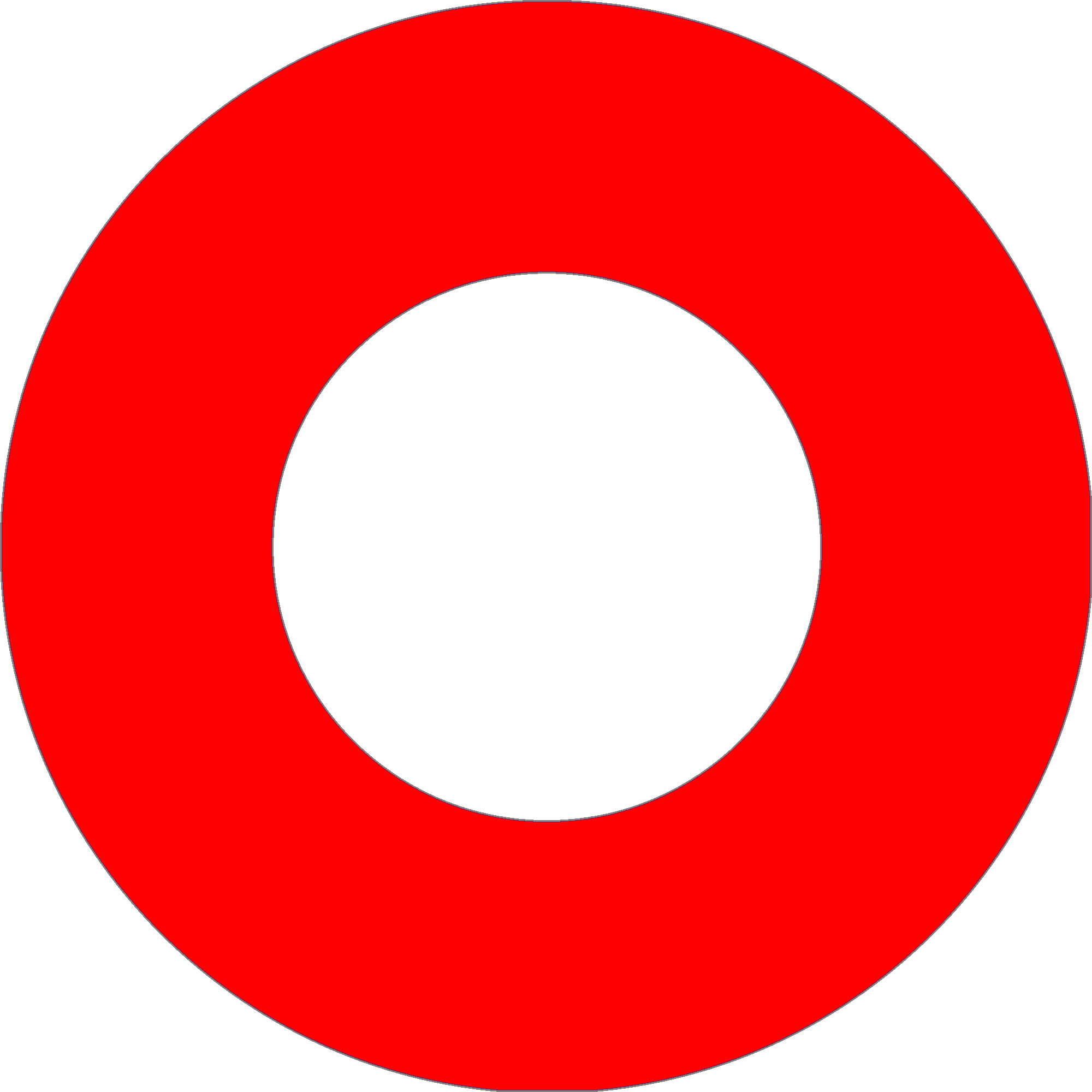 Red Circle Logoon Gray Background