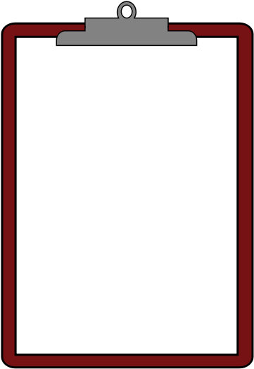 Red Clipboard Empty