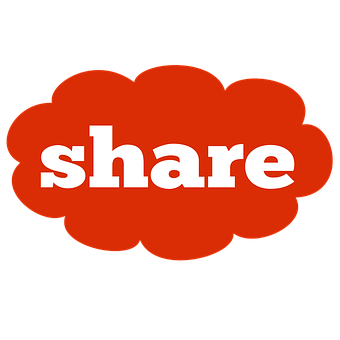 Red Cloud Share Icon