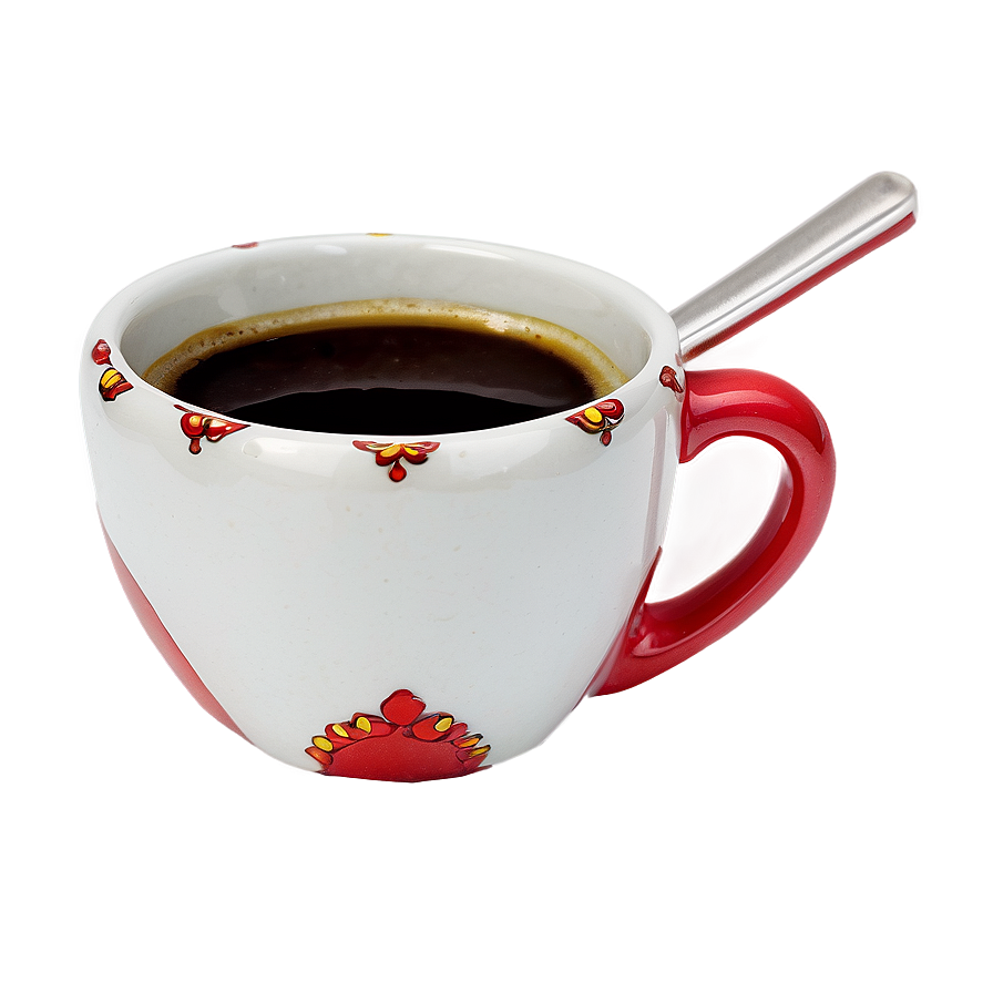 Red Coffee Cup Png 05042024