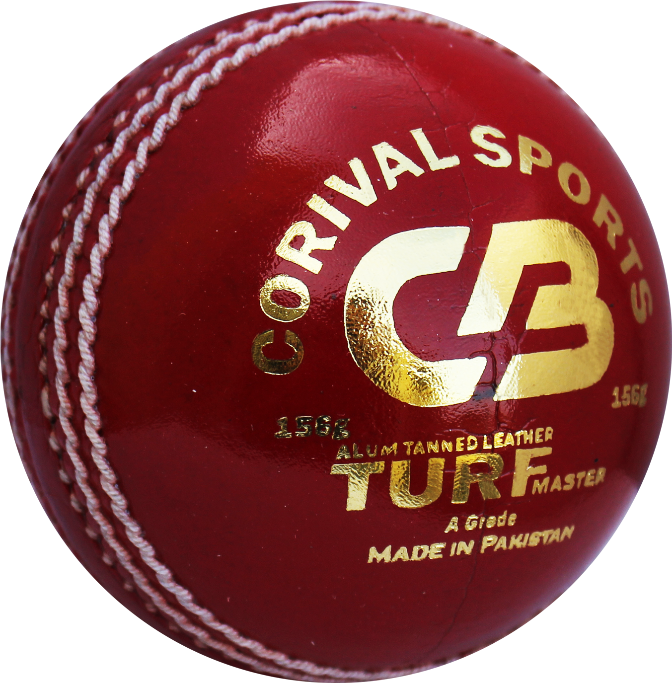 Red Cricket Ball Closeup