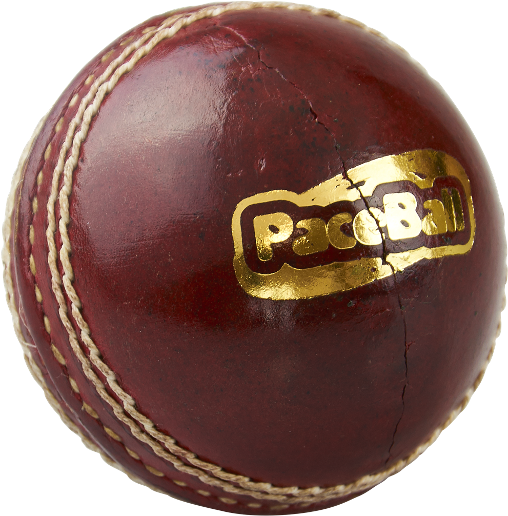 Red Cricket Ballwith Logo