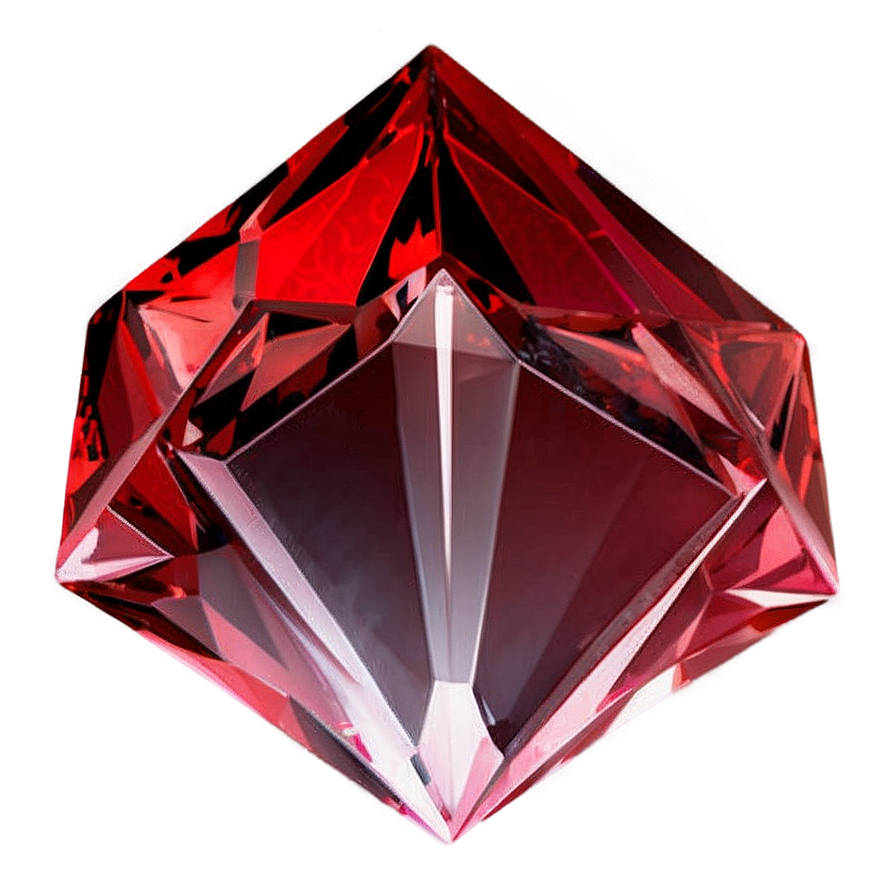 Red Crystal Background Png Jor