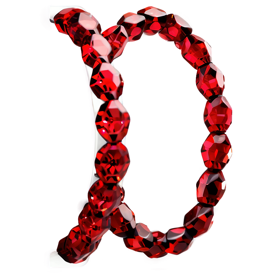 Red Crystal Bracelet Png Yqm50