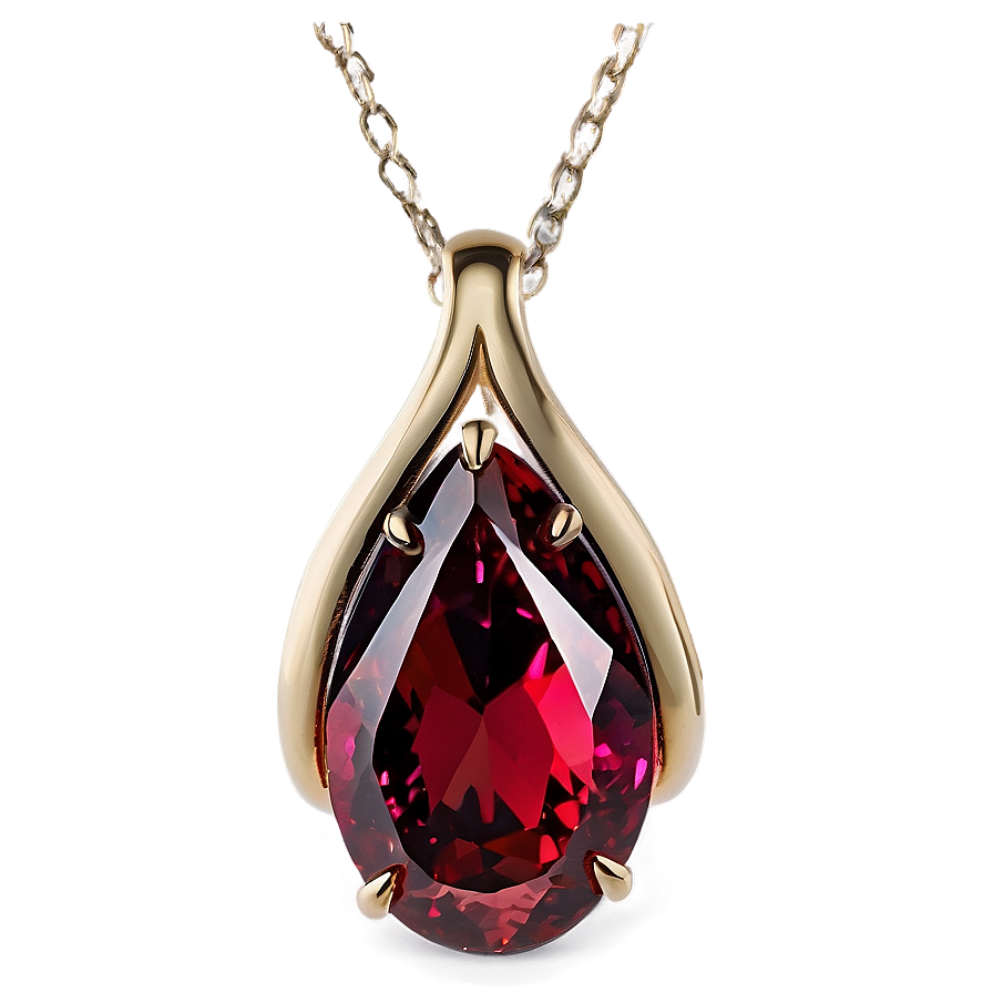 Red Crystal Pendant Png 76