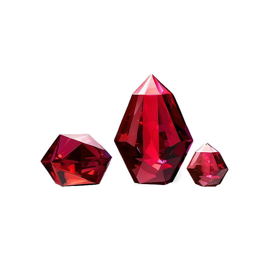 Red Crystal Shard Png Lty