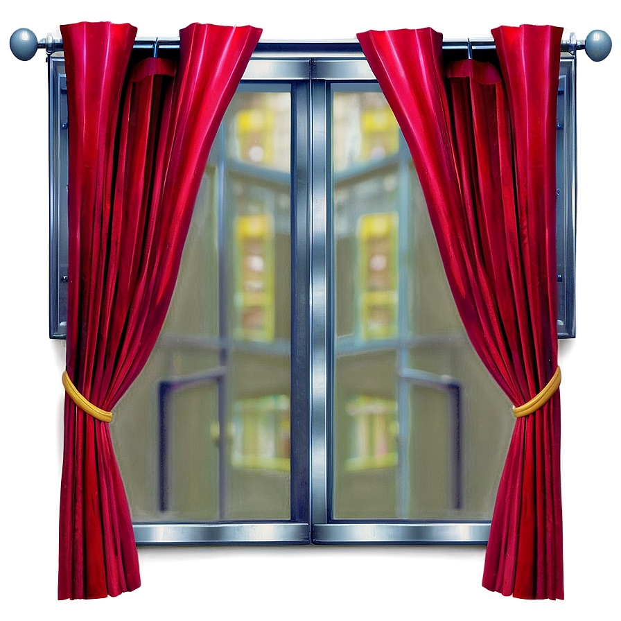 Red Curtains Png 25