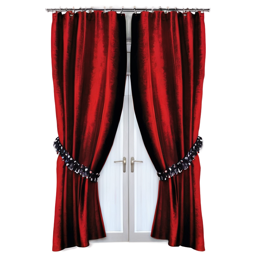 Red Curtains Png Lir
