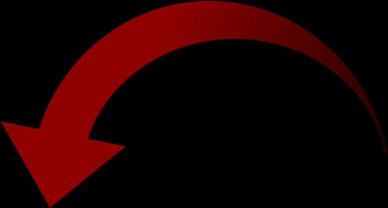 Red Curved Arrowon Black Background.png